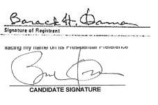 Obama Signatures