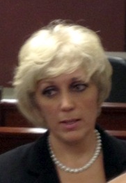 photo of Orly Taitz at the close of the Farrar hearing in Atlanta
