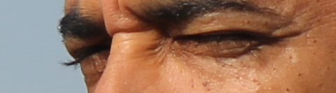 Photo of Obama's eyelashes