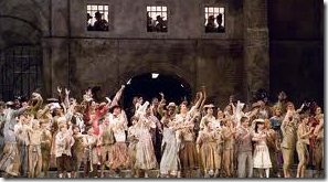 Photo of large operatic chorus